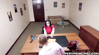 There are no principles for such whores, who like to get fucked on the table