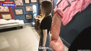 A cute and shy student got seduced by a guy with a big cock