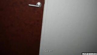 The girl invited us to the toilet again and she wanted more