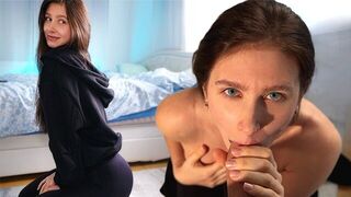 He called her to his house for training and rewarded with cock