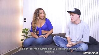 You're going to have to try harder today - Latina Pussy Ride