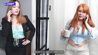 My stepmom and teacher fucked me in a steamy threesome scene