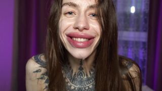 A sexy game with a beautiful girl in a YouTube show