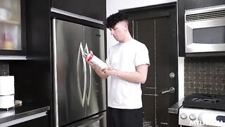 The guy is having fun with an appetizing girl, and the passions have just started to boil