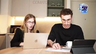 The secretary's job is to have sex with the boss hard