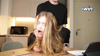 The secretary's job is to have sex with the boss hard