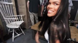 Babe agreed to do anything for a drop of cum