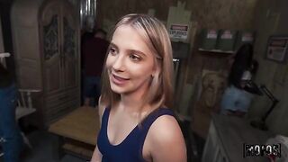 Babe agreed to do anything for a drop of cum