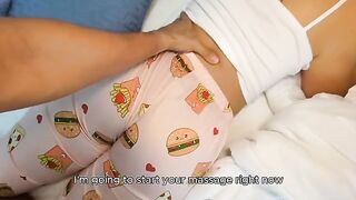 Her ass is gorgeous in those pajamas! - Homemade Sex
