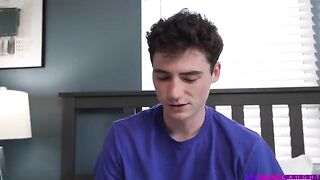 A cute girl had sex on the bed and she was wondering where it would end