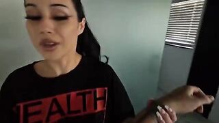She felt the power of a strong cock in an intense roleplay scene