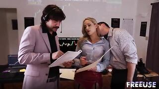A whore for each trader, a daring office encounter!