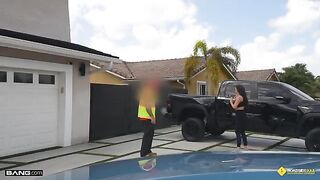 Why not have fun in the garage? A car can be a great fun spot