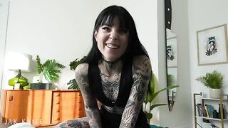 The best ad with a vibrator ever featuring a hot tattoo girl