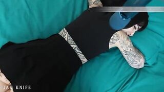 The best ad with a vibrator ever featuring a hot tattoo girl