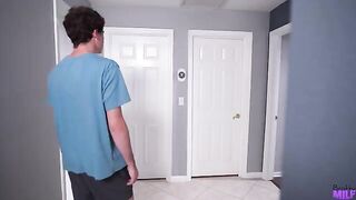 The pretty girl likes when her hole is being stretched