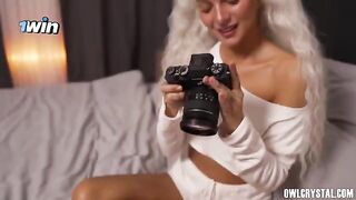 Finally, a real cock in your hand! A step-sis fantasy comes true!