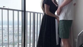 The continuation of a romantic meeting in a hotel room