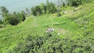 Instead of a picnic, they got a hot public sex session