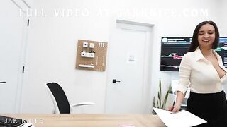 The office secretary received a pleasant surprise