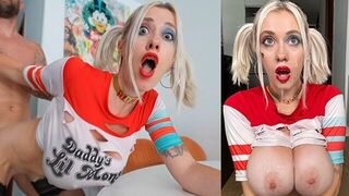 Harley doesn't refuse, giving herself completely to her lover in a passionate act