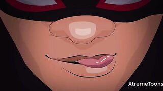 Spider-Man is fucking Gwen Stacy in an adult cartoon