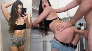 First-time anal sex with intense backdoor action and multiple orgasms