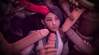 The best VALORANT hentai compilation (SFM/Blender) to make your day!