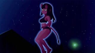 The Horny Witch is fucking with a young guy