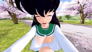 Kagome fucked hard in 4K Inuyasha porn