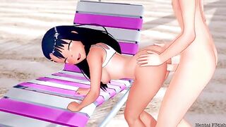 Hentai Beach Episode 2 Nagatoro Big Tits Asian Beauty