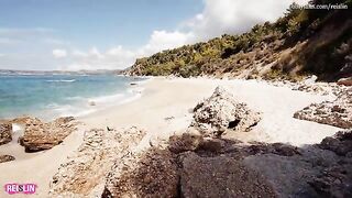 Wild sex on a nude beach is just the beginning of Reislin's vacation adventures