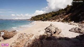 Wild sex on a nude beach is just the beginning of Reislin's vacation adventures