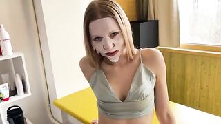 A girl was caught for not being able to pay her rent