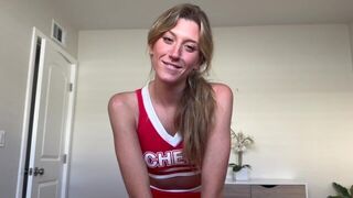 Special support for cheerleader Addison Vodka, the blonde bombshell
