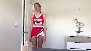Special support for cheerleader Addison Vodka, the blonde bombshell