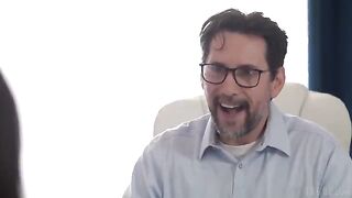 The interview went well, and the brunette took it as a sign