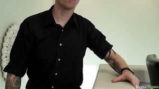 The husband agreed to a threesome with tattoos