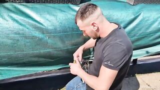 A man gives all his passion to his lover in this hot scene