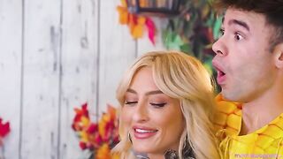 The autumn holiday is celebrated by a grand sex party
