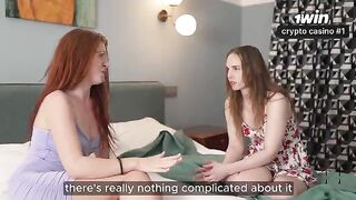 The girlfriends won't miss a chance to have fun together with someone