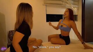 A girl came for a sleepover to her girlfriend’s house