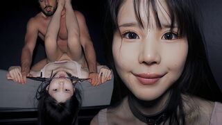 The gentle girl likes to be fucked roughly, she gets a lot of pleasure from it