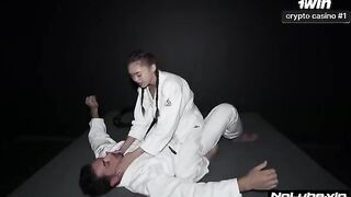 Who will win in a battle of strength with the one who has?