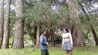 A forest is the perfect place for a pervert old man to act out