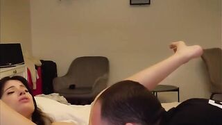 A girl squeezed all the sperm from her boyfriend’s balls with her skilful pussy