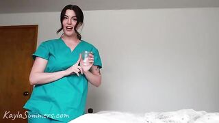 A girl wanted to be covered in cum - and she got exactly that