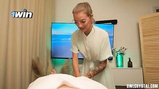 Massage with a happy ending for the cheating wife