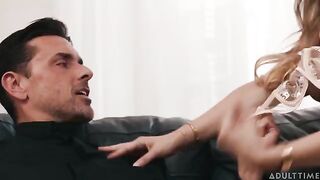 The voice was loud, but the rear was even louder in this steamy scene