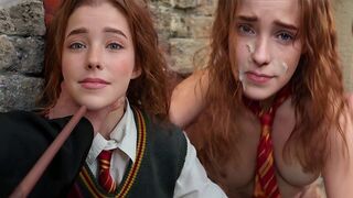 The girl with a dirty background should be punished with cumshots